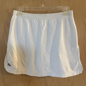 Lacoste white tennis skirt